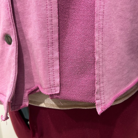 RARE BAR X POL Collaboration Plumberry Oversized Shacket |Size Small - Picture 10 of 13